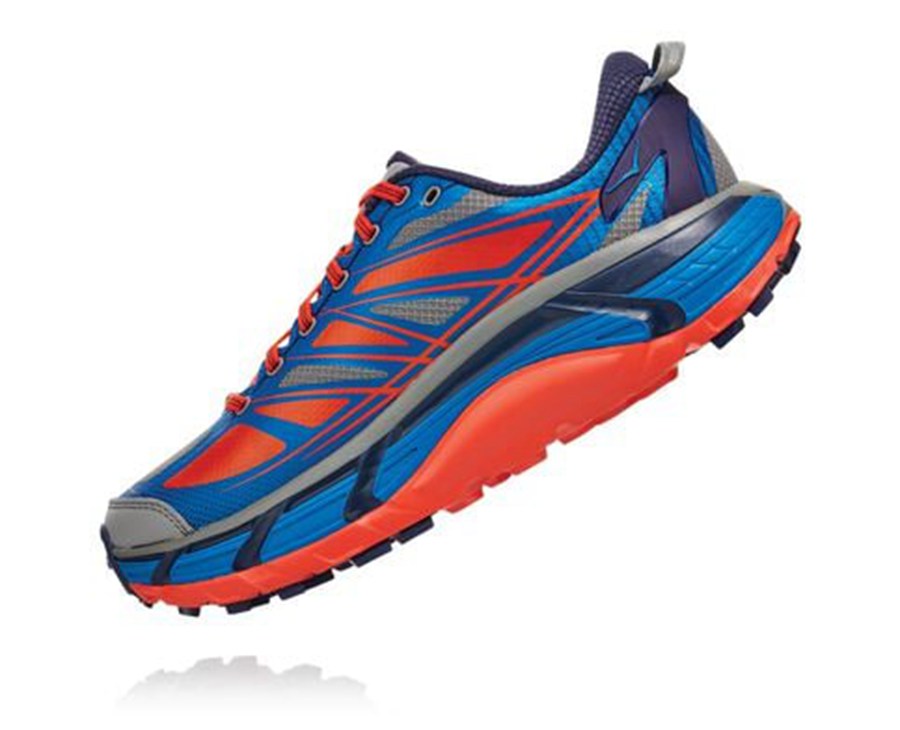 Tenis Trail Hoka One One Masculino Azuis - Mafate Speed 2 - 483-DKQGMP